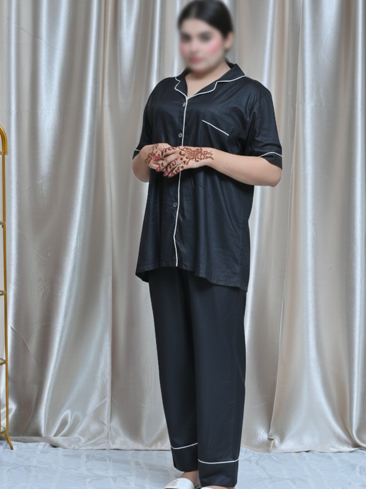 winter linen night suit