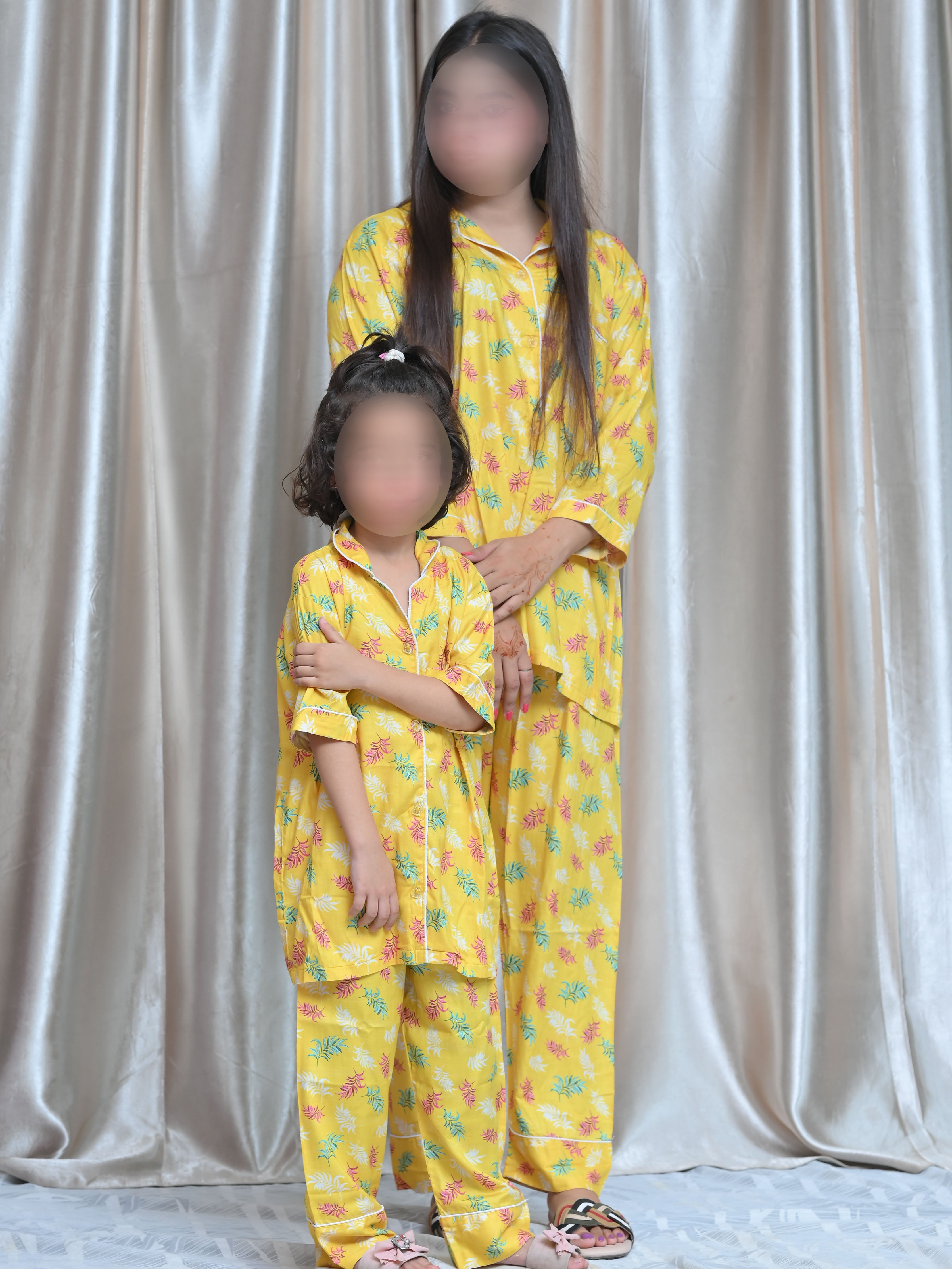 Winter Linen Night Suit Me & Mommy