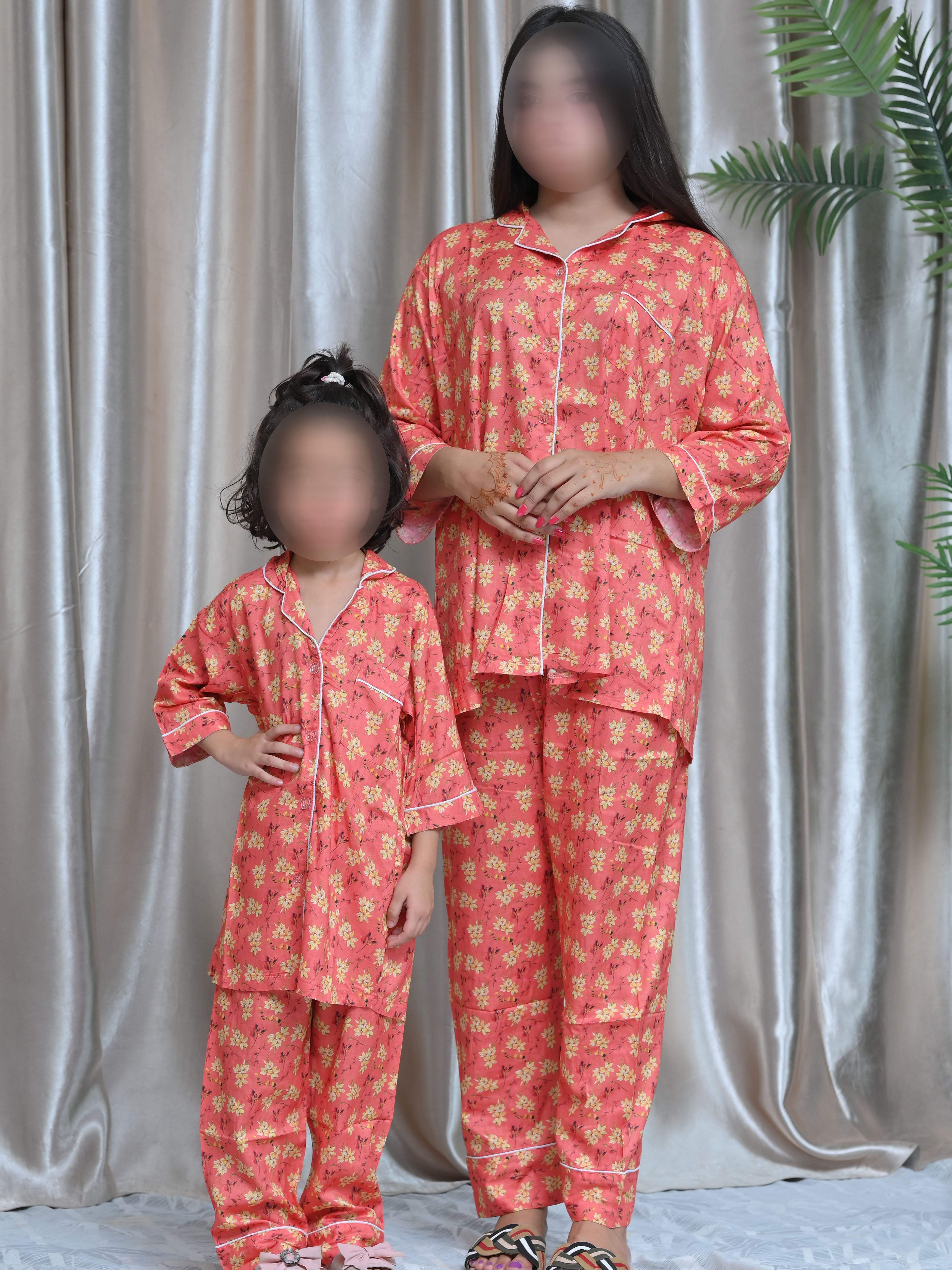 Winter Linen Night Suit Me & Mommy