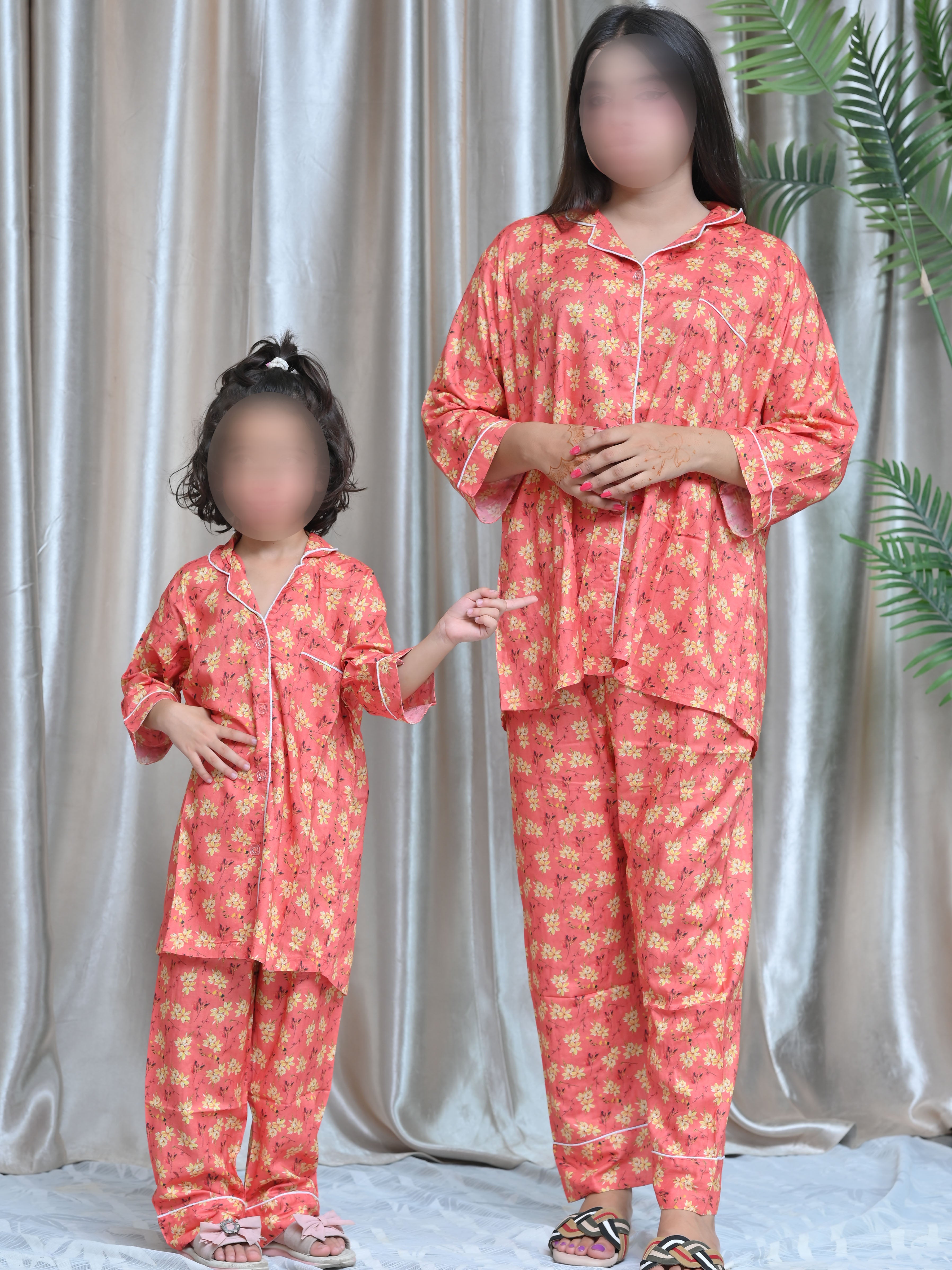 Winter Linen Night Suit Me & Mommy