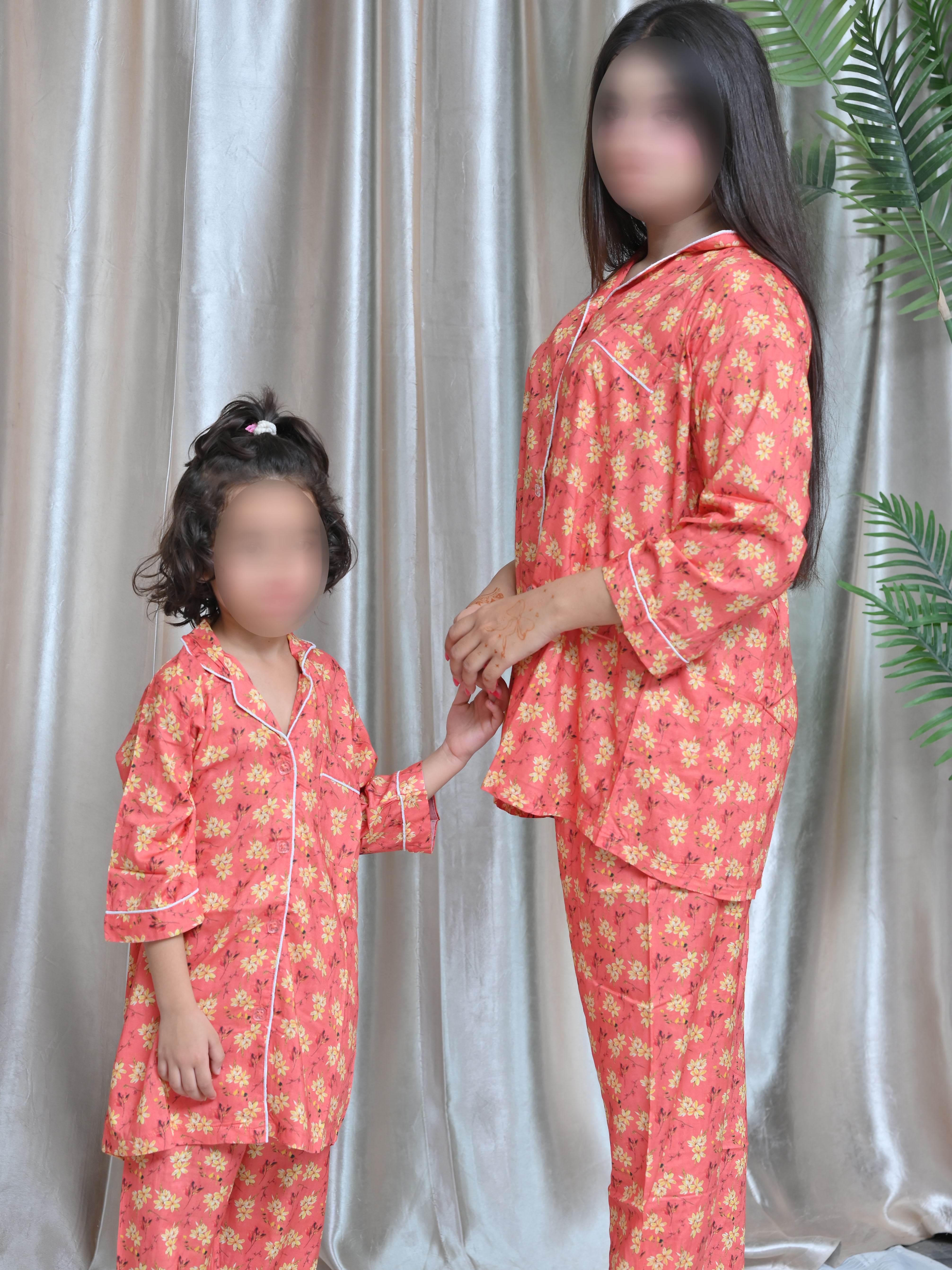 Winter Linen Night Suit Me & Mommy