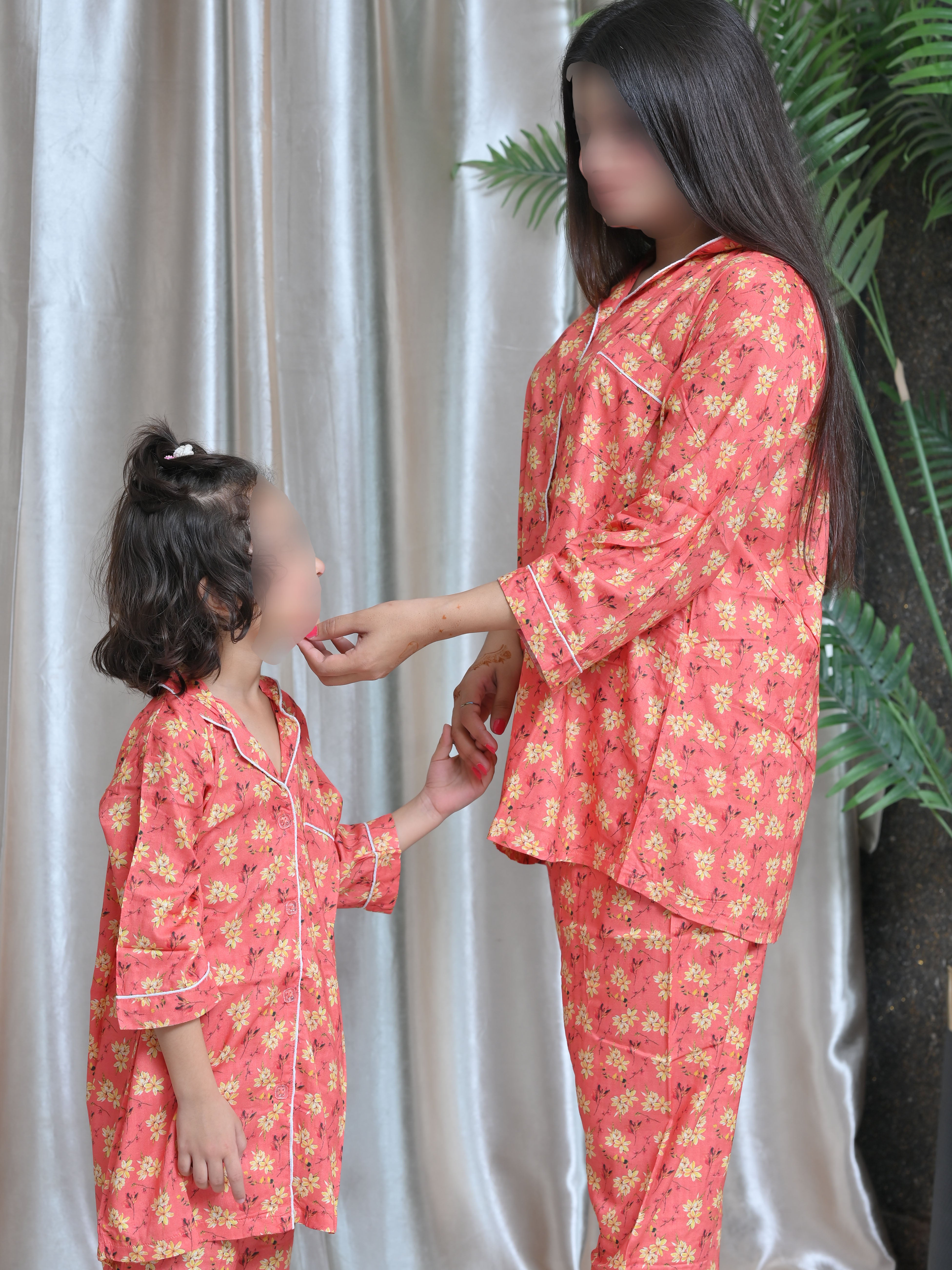 Winter Linen Night Suit Me & Mommy